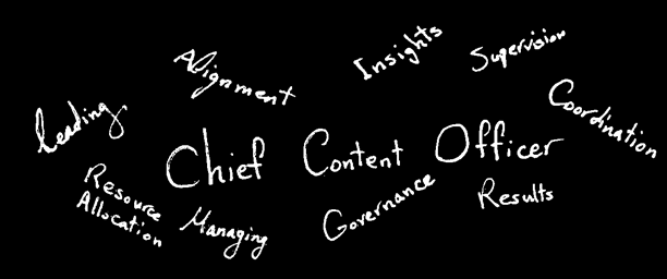 Tasks and job description of the chief content officer