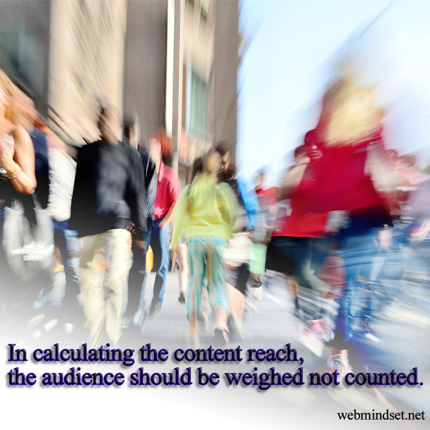 Content reach and the content life cycle